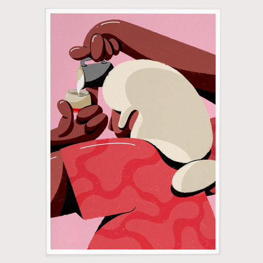 Fine Art Print, Barista
