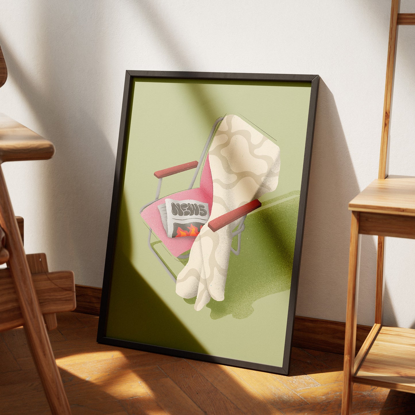 Fine Art Print, Pool Chair