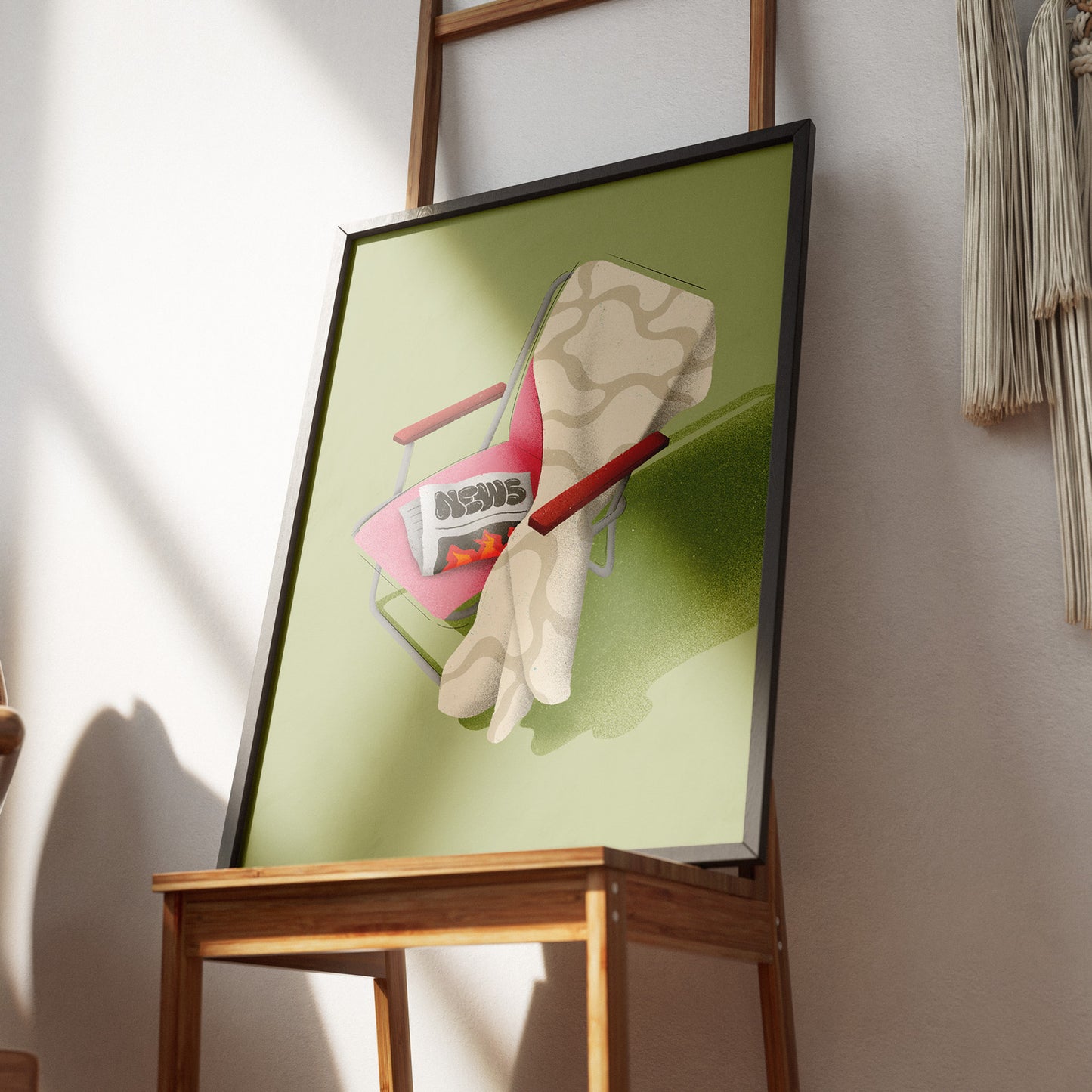 Fine Art Print, Pool Chair